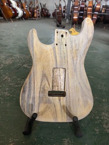 Poplar Wood DIY Project Guitar HSH Body Fit Stratocaster Strat