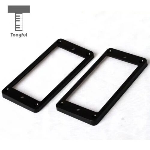 Black Guitar Flat Humbucker Pickup Rings For Washburn,Rogue,Ibanez,Fender,ESP