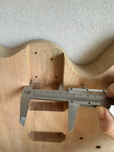 HH Unfinished Mahogany Wood Guitar Body DIY Project