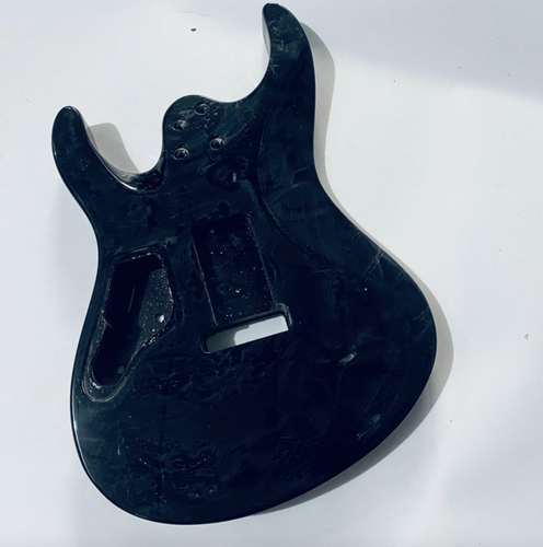 Red HH Tiger Maple Top Mahogany Guitar Body DIY Project