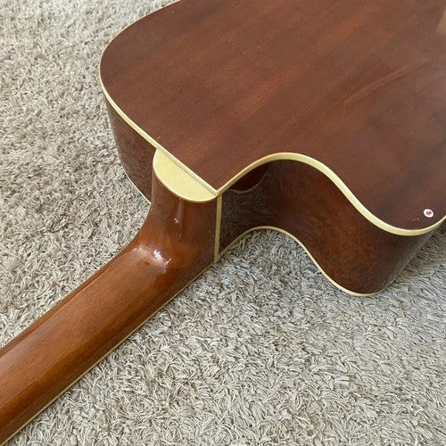 12 String Electric Acoustic Guitar Spruce Maple Plywood Body, with Neck