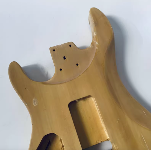 HSS Veneer Tiger Maple Top Guitar Basswood Body DIY Project
