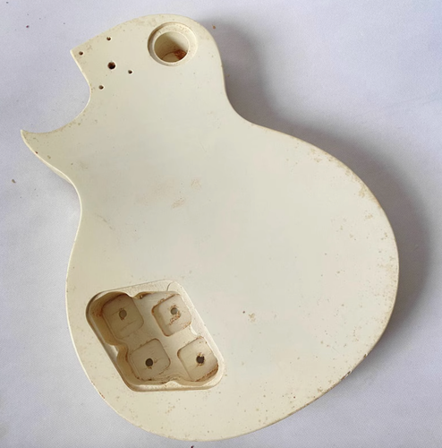 White Single Cut Guitar Basswood Body Fit LP Les Paul