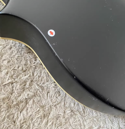 Black 8 String Mandolin, Spruce and Mahogany Body, 24 Frets Rosewood Fretboard
