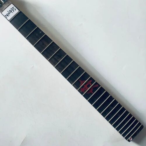 Black Maple Wood Guitar Neck, Rosewood 24 Frets Fingerboard DIY Project
