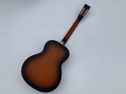 Sunburst Dobro Resonator Guitar DIY Project, Maple Neck, Rosewood Fingerboard