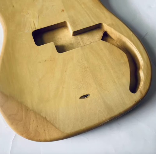 Alder Wood 4 String Bass Guitar Body DIY Project