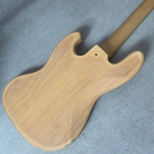4 String Bass Guitar Body with Maple Neck, Rosewood Fretboard Fit Jazz Bass JB