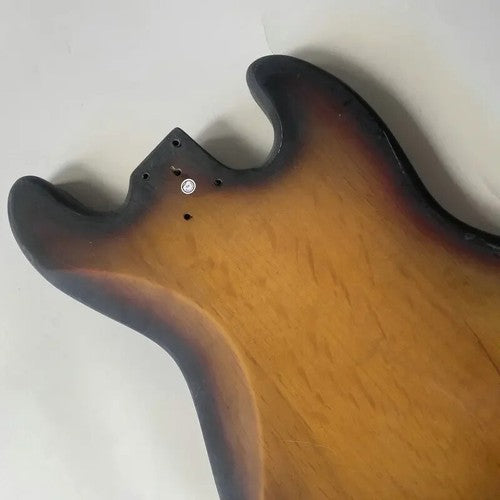 Left Handed 4 String Bass Basswood Body in Sunburst Finish Fit Jazz Bass
