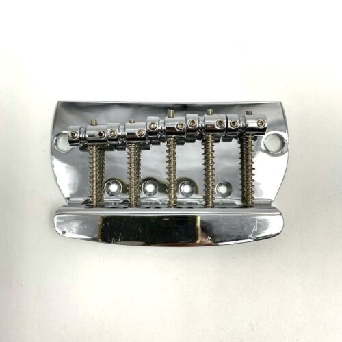 Chrome 5 String Bass Fixed Bridge For MusicMan Bass