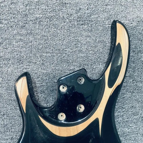 Black Basswood 5/6 String Electric Bass Body DIY Project