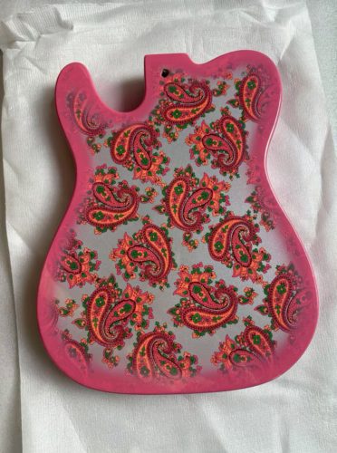 Pink Amoeba Guitar Mahogany Wood Body For Telecaster Tele