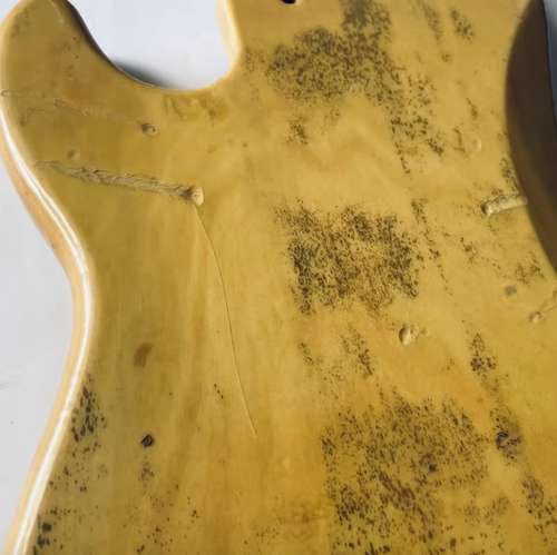 Alder Wood 4 String Bass Guitar Body DIY Project