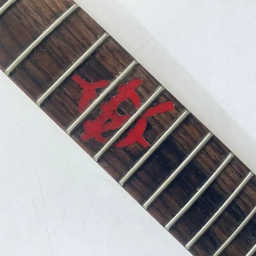 Black Reversed Headstock Guitar Maple Wood Neck, Rosewood 24 Frets Fingerboard