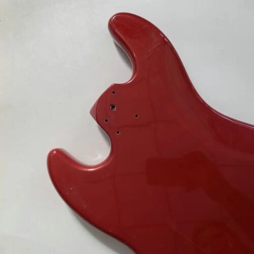 Red Okoume Wood 4 String Electric Bass Body Fit Jazz Bass