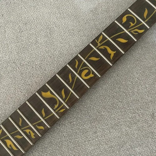 Maple Wood Electric Guitar Neck, Rosewood Fingerboard, Tree of Life Inlay