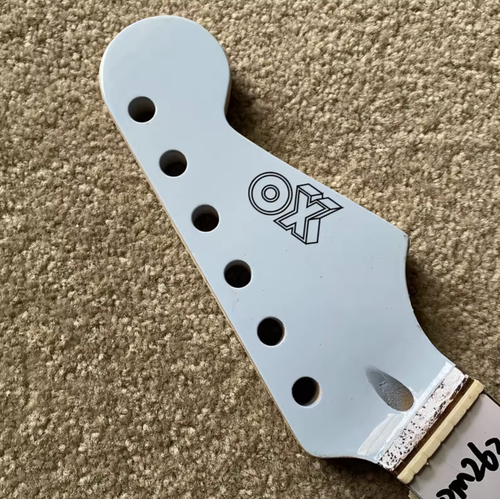 Blue XO Guitar Maple Wood Neck, 22 Frets Rosewood Fingerboard