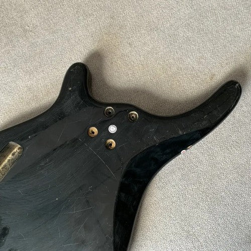 Black 4 String Electric Bass Basswood Body DIY Project