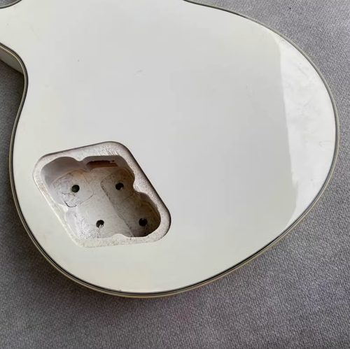 Glossy White Single Cut Basswood Guitar Body Fit LP Les Paul