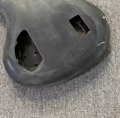 Black 4 String Electric Bass Basswood Body DIY Project