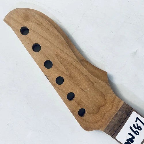 Roasted Maple Wood Electric Guitar Neck, Rosewood 21 Frets Fingerboard