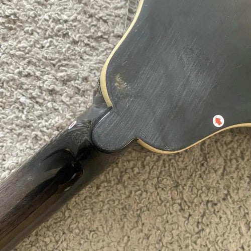 Sunburst 8 String Banjo Guitar, Maple Neck, Rosewood Fingerboard