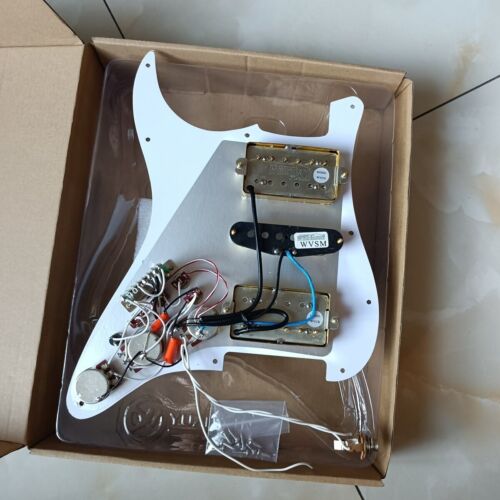 HSH Loaded Prewired Pickguard Wilkinson WVC Alnico5 Pickups Coil Split For Fender Stratocaster Strat