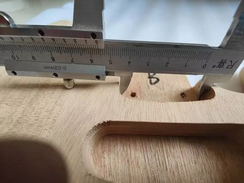 Mahogany Wood F Hole SSS Guitar Body Fit Stratocaster Strat