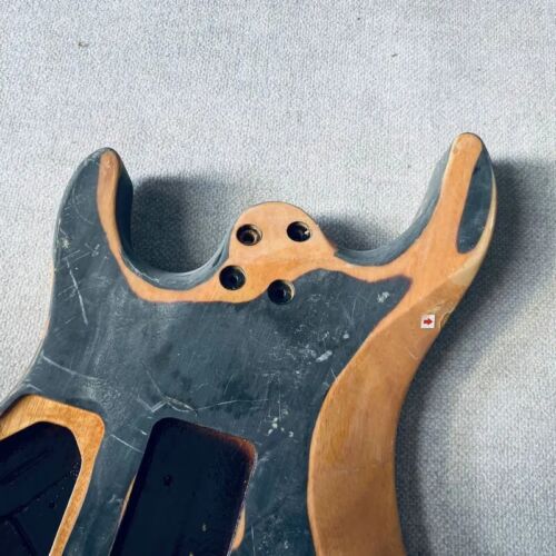 HSS Tiger Maple Top Guitar Okoume Wood Body DIY Project