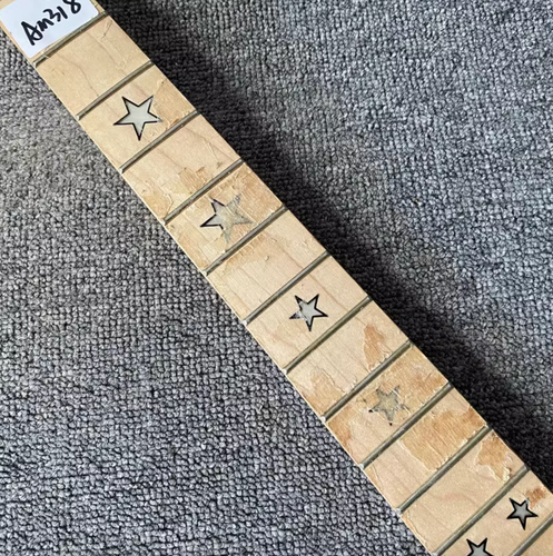 Pvoque Guitar Black Maple Wood Neck, 22 Frets Maple Fingerboard