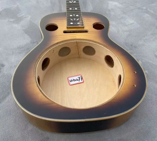 Custom DIY Project Dobro Resonator Guitar, Maple Neck, Rosewood Fingerboard