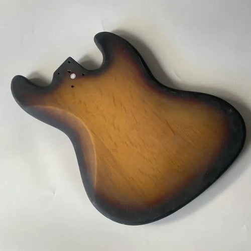 Left Handed 4 String Bass Basswood Body in Sunburst Finish Fit Jazz Bass