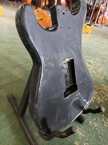 Black Poplar Wood Guitar Body HSH DIY Project Fit Strat Stratocaster