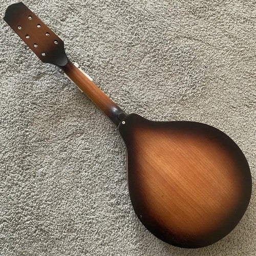 Spruce Wood Top 8 String Mandolin Body with Neck, Rosewood Fingerboard