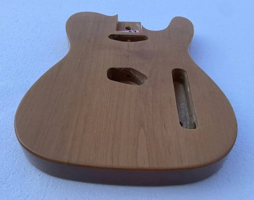 Natural Glossy Finish Alder Wood Single Cut Guitar Body Fit Telecaster Tele