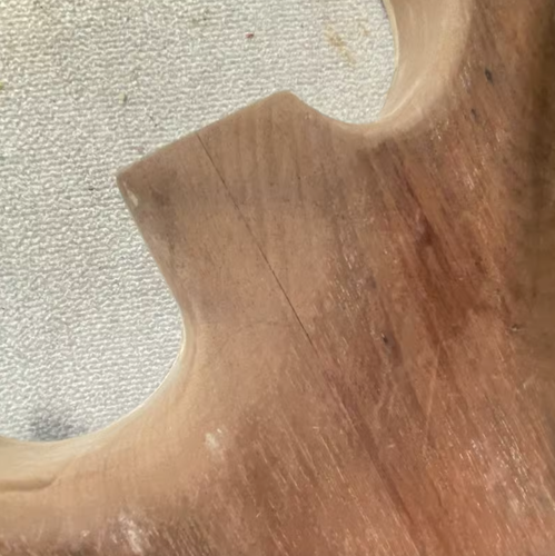 Mahogany Wood HSS Guitar Body with Tiger Maple Top DIY Project