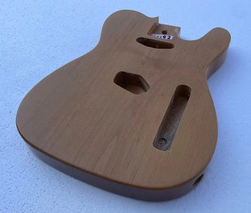 Natural Glossy Finish Alder Wood Single Cut Guitar Body Fit Telecaster Tele