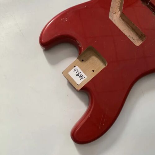Red Okoume Wood 4 String Electric Bass Body Fit Jazz Bass