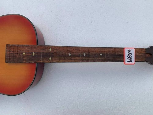 Cherry Burst DIY Dobro Resonator Guitar, Maple Neck, Rosewood Fretboard
