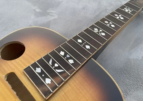Custom DIY Project Dobro Resonator Guitar, Maple Neck, Rosewood Fingerboard