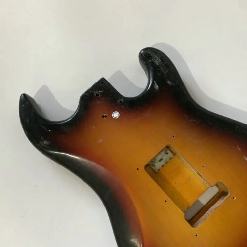 Sunburst Left Handed Basswood Guitar Body Fit Stratocaster Strat