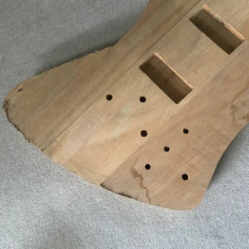 Unfinished DIY Project Guitar Okoume Wood Body Fit Firebird