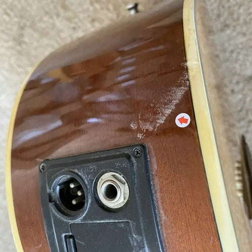 12 String Electric Acoustic Guitar Spruce Maple Plywood Body, with Neck