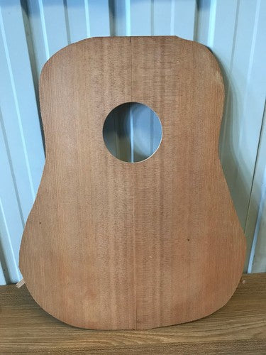 Spruce Plywood 41 Inch Acoustic Guitar Body Panel with Wooden Bracket