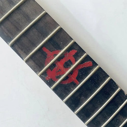 Black Maple Wood Guitar Neck, Rosewood 24 Frets Fingerboard DIY Project