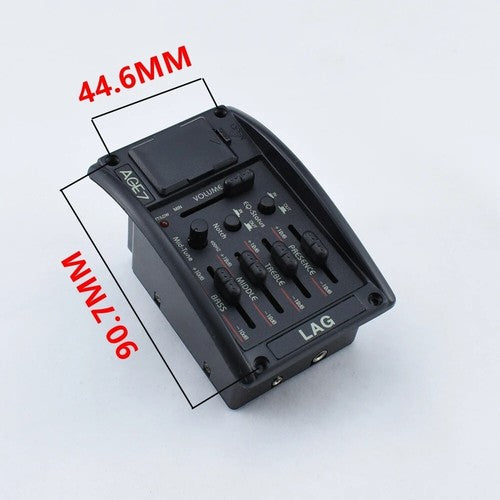 LAG AQE7 Acoustic Guitar EQ Equalizer Preamp Pickup