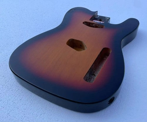 Tobacco Burst Alder Wood Guitar Body Fit Telecaster Tele