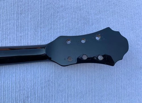 Black Glossy Finish Dobro Resonator Guitar, Maple Neck, Rosewood Fingerboard DIY