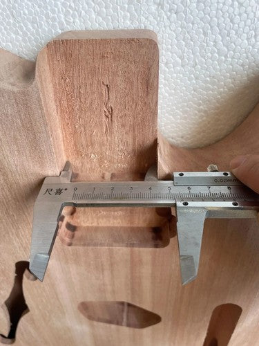 Unfinished Mahogany Wood Guitar Humbucker Body DIY Project Fit Telecaster Tele
