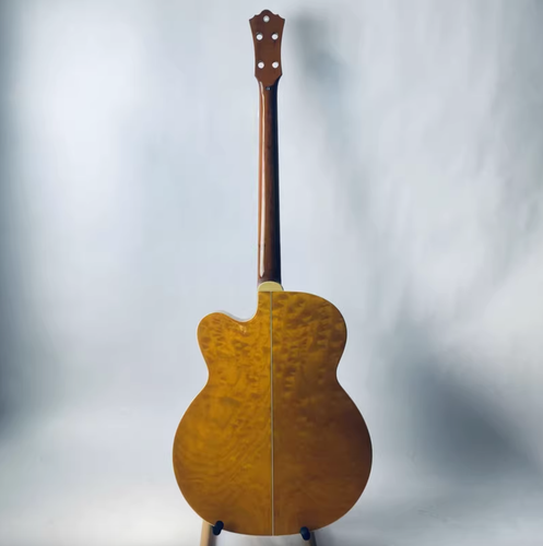 Dreambow 4 String Acoustic Electric Bass, Spruce Top Body, Rosewood Fingerboard